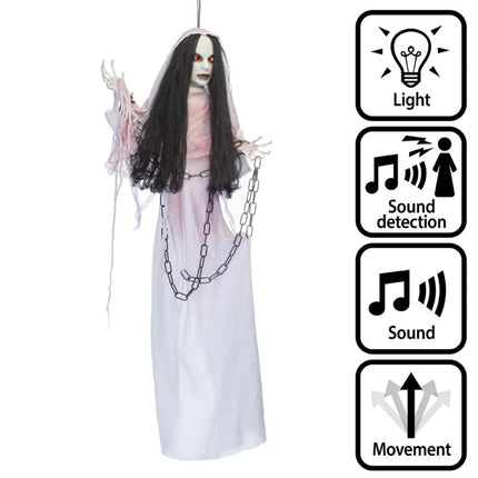 Feestbazaar Hangdecoratie Screaming Elvira (120cm)