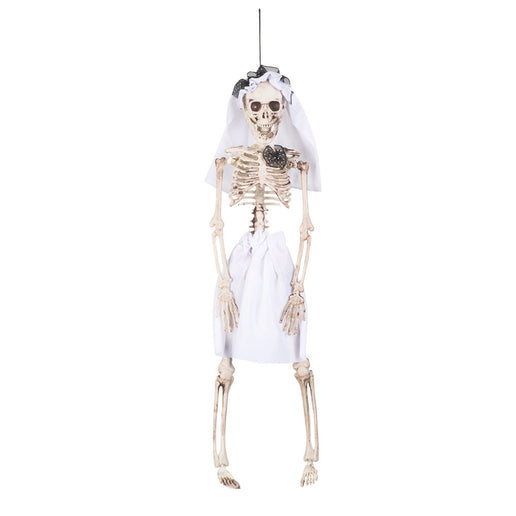 Feestbazaar Hangdecoratie Skelet Bruid (40cm)