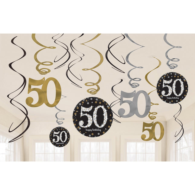 Feestbazaar Hangdecoratie Swirl 50
