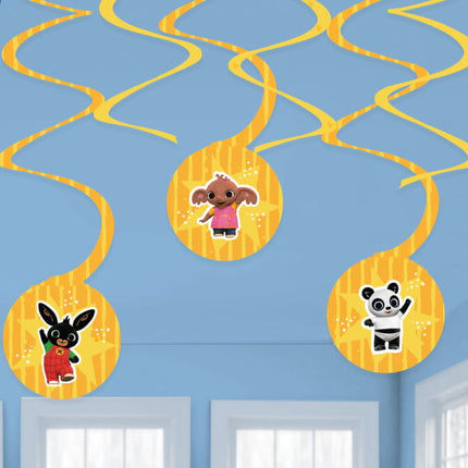 Feestbazaar Hangdecoratie Swirls Bing (6st)