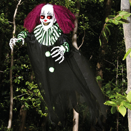 Feestbazaar Hangdecoratie Terror Clown 130cm