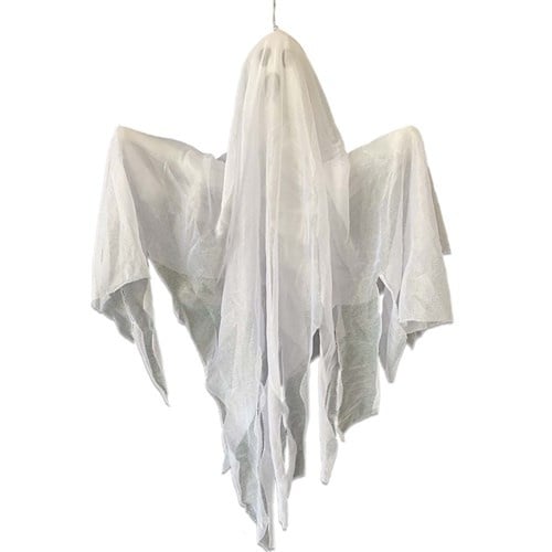 Feestbazaar Hangend Spook Wit (50cm)