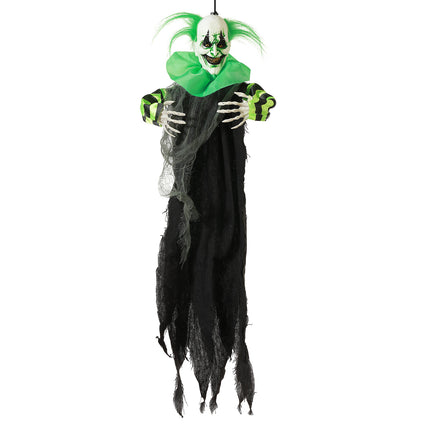 Feestbazaar Hangende Halloween Clown Skelet 60cm
