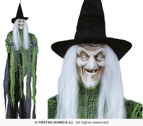 Feestbazaar Hangende Halloween Heks Delia (100cm)