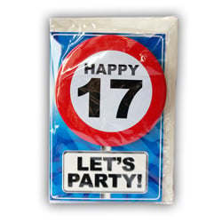 Feestbazaar Happy Age Kaart 17 Jaar