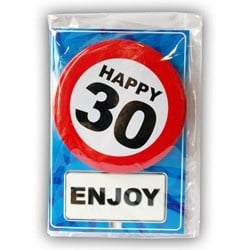 Feestbazaar Happy Age Kaart - 30 Jaar