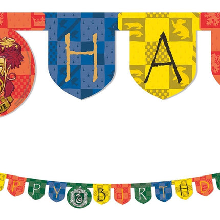 Feestbazaar Happy Birthday Banner Harry Potter (2m)