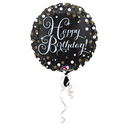 Feestbazaar Happy Birthday folieballon gold 43cm