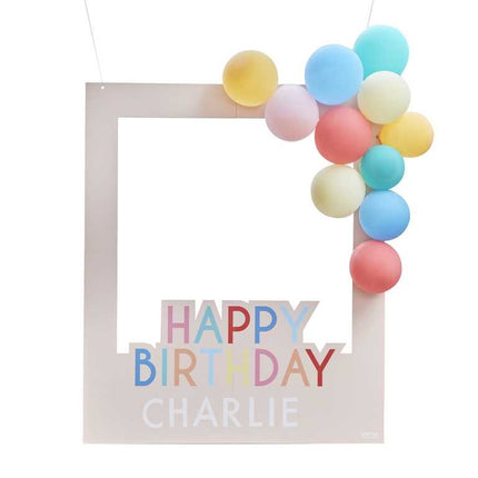 Feestbazaar Happy Birthday Photo Frame Met Ballonnen