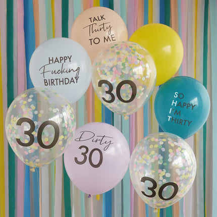 Feestbazaar Happy F*cking Birthday 30th Birthday Ballonnen Bundel