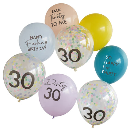 Feestbazaar Happy F*cking Birthday 30th Birthday Ballonnen Bundel