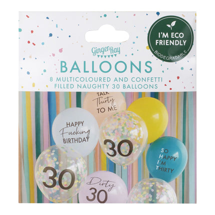 Feestbazaar Happy F*cking Birthday 30th Birthday Ballonnen Bundel