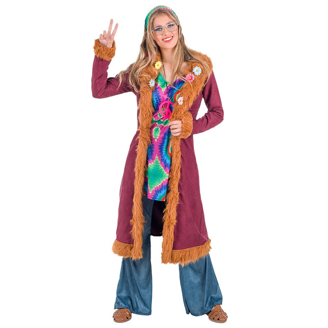 Feestbazaar Happy Hippie Kostuum Dames