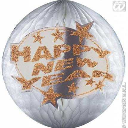 Feestbazaar Happy New year baldecoratie papier