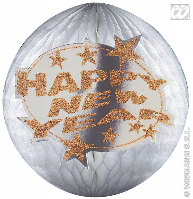 Feestbazaar Happy New year baldecoratie papier