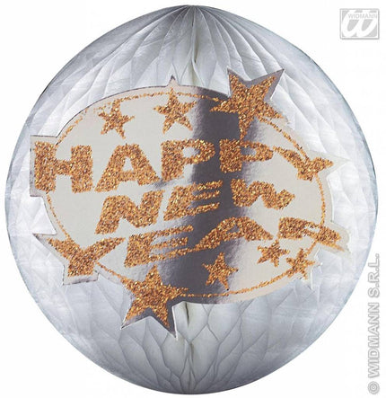 Feestbazaar Happy New year baldecoratie papier