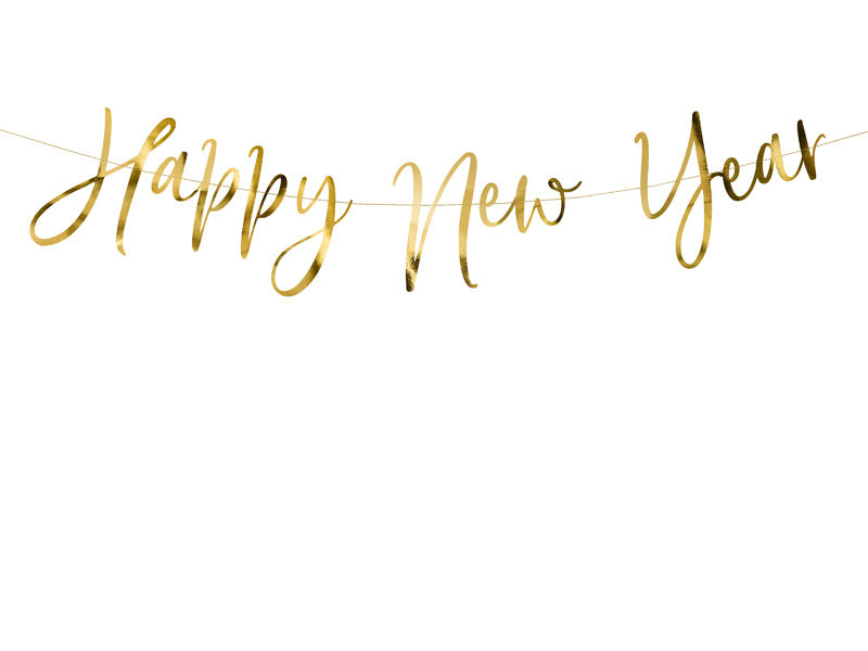 Feestbazaar Happy New Year Slinger - 2 Meter