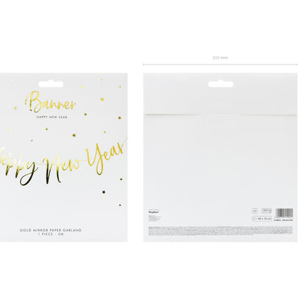 Feestbazaar Happy New Year Slinger - 2 Meter