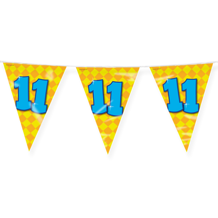 Feestbazaar Happy Verjaardag Vlaggenlijn 11 Jaar (10m)