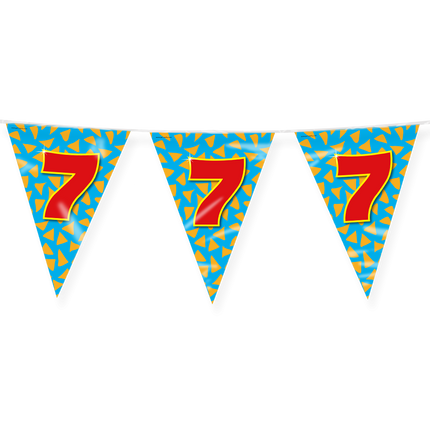 Feestbazaar Happy Verjaardag Vlaggenlijn 7 Jaar (10m)