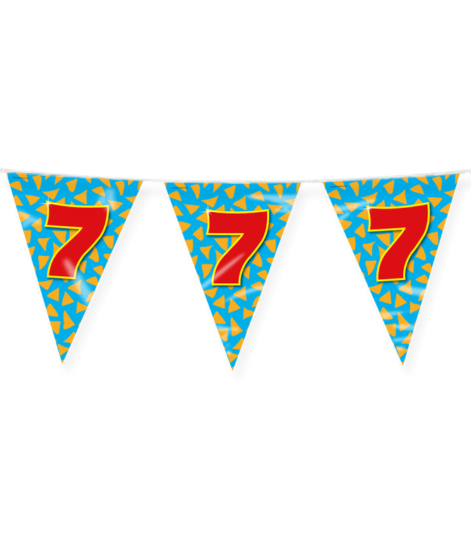 Feestbazaar Happy Verjaardag Vlaggenlijn 7 Jaar (10m)
