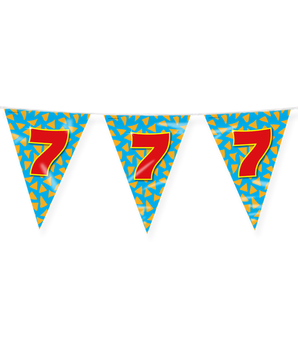 Feestbazaar Happy Verjaardag Vlaggenlijn 7 Jaar (10m)