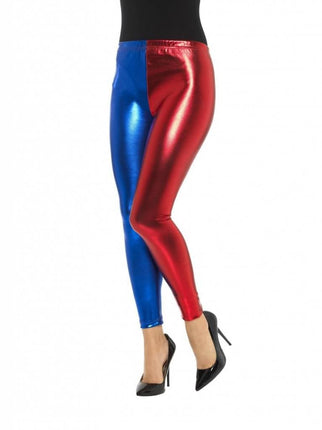 Feestbazaar Harlequin cosplay legging metallic
