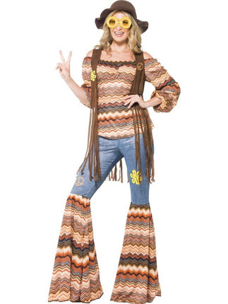 Feestbazaar Harmonie Hippie kostuum vrouw