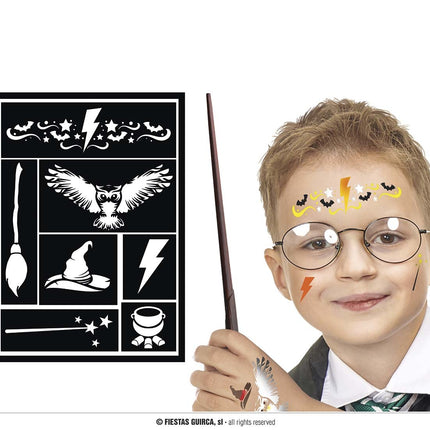 Feestbazaar Harry Potter Make-up stencil