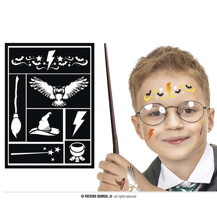 Feestbazaar Harry Potter Make-up stencil