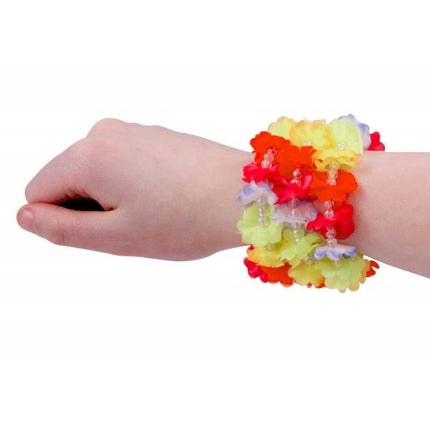 Feestbazaar Hawai armband bloemetjes