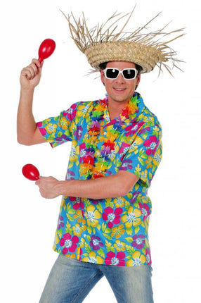Feestbazaar Hawaii blouse Giles man/vrouw