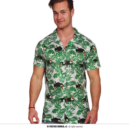 Feestbazaar Hawaii Blouse Heren Kaipo Toekan