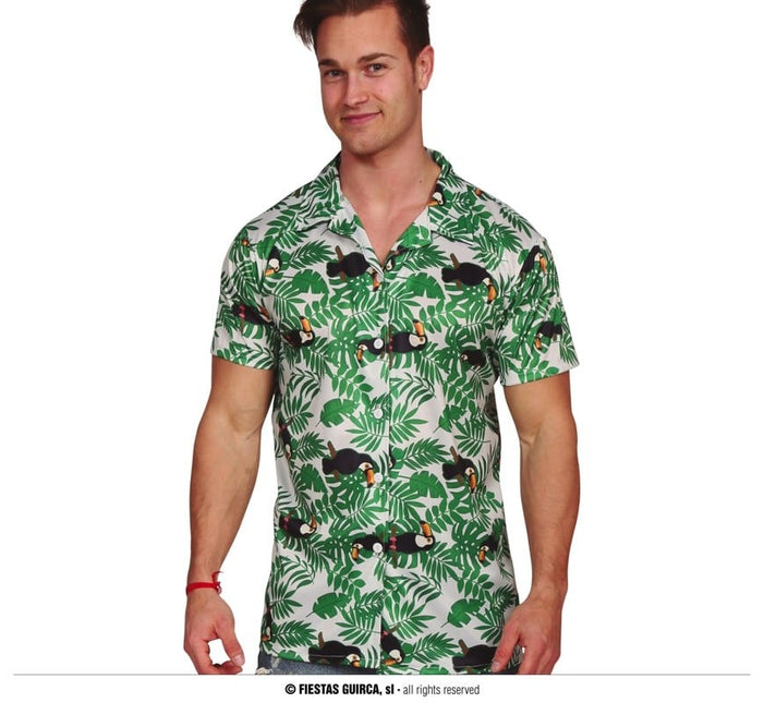Feestbazaar Hawaii Blouse Heren Kaipo Toekan