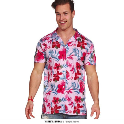 Feestbazaar Hawaii Blouse Kalino Flamingo