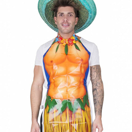 Feestbazaar Hawaii Crazy Summer schort man
