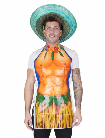 Feestbazaar Hawaii Crazy Summer schort man