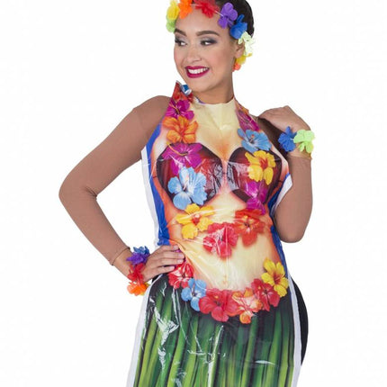 Feestbazaar Hawaii Crazy Summer schort vrouw
