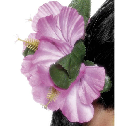 Feestbazaar Hawaii haarclip roze