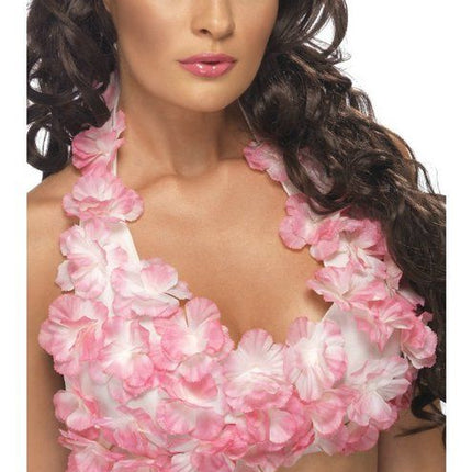 Feestbazaar Hawaii Haltertopje met bloemen