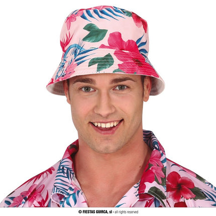 Feestbazaar Hawaii Hoedje Kalino Flamingo