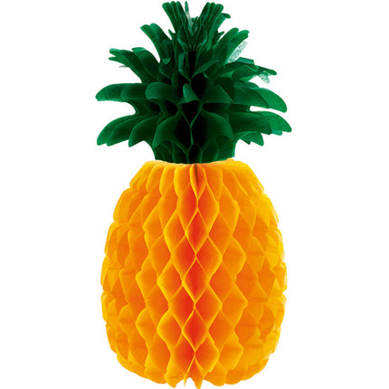 Feestbazaar Hawaii Honeycomb Ananas 29cm