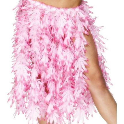 Feestbazaar Hawaii Hula rok roze