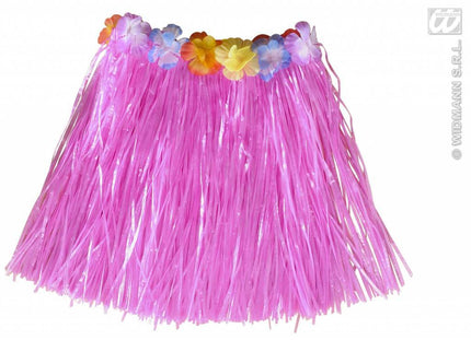 Feestbazaar Hawaii Kinderrokje roze