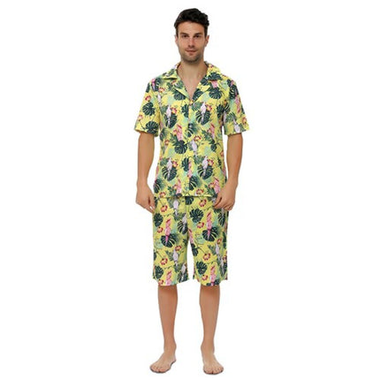 Feestbazaar Hawaii Kostuum Geel Heren Kahula