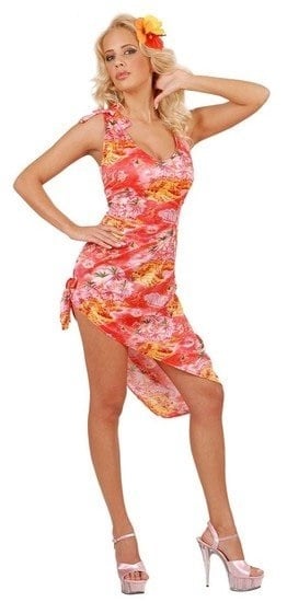 Feestbazaar Hawaii kostuum vrouw Aloha