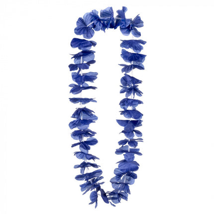 Feestbazaar Hawaii krans blauw