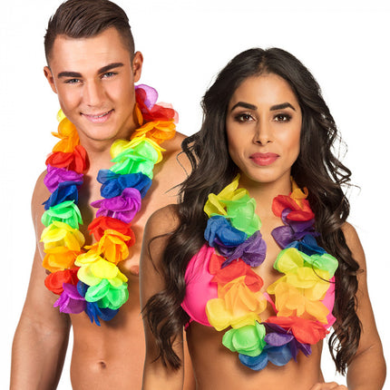 Feestbazaar Hawaii krans lei XL