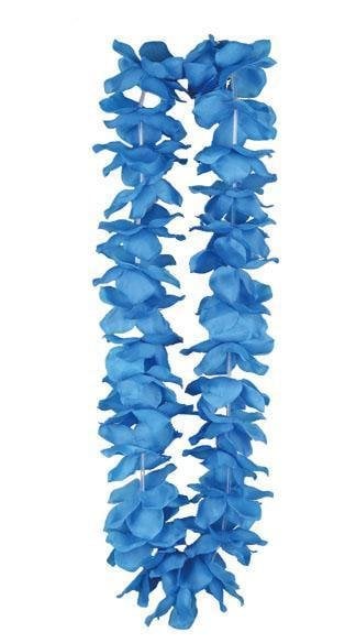 Feestbazaar Hawaii krans neon blauw