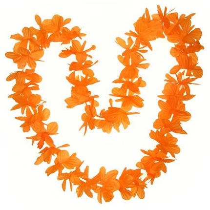 Feestbazaar Hawaii krans oranje populair